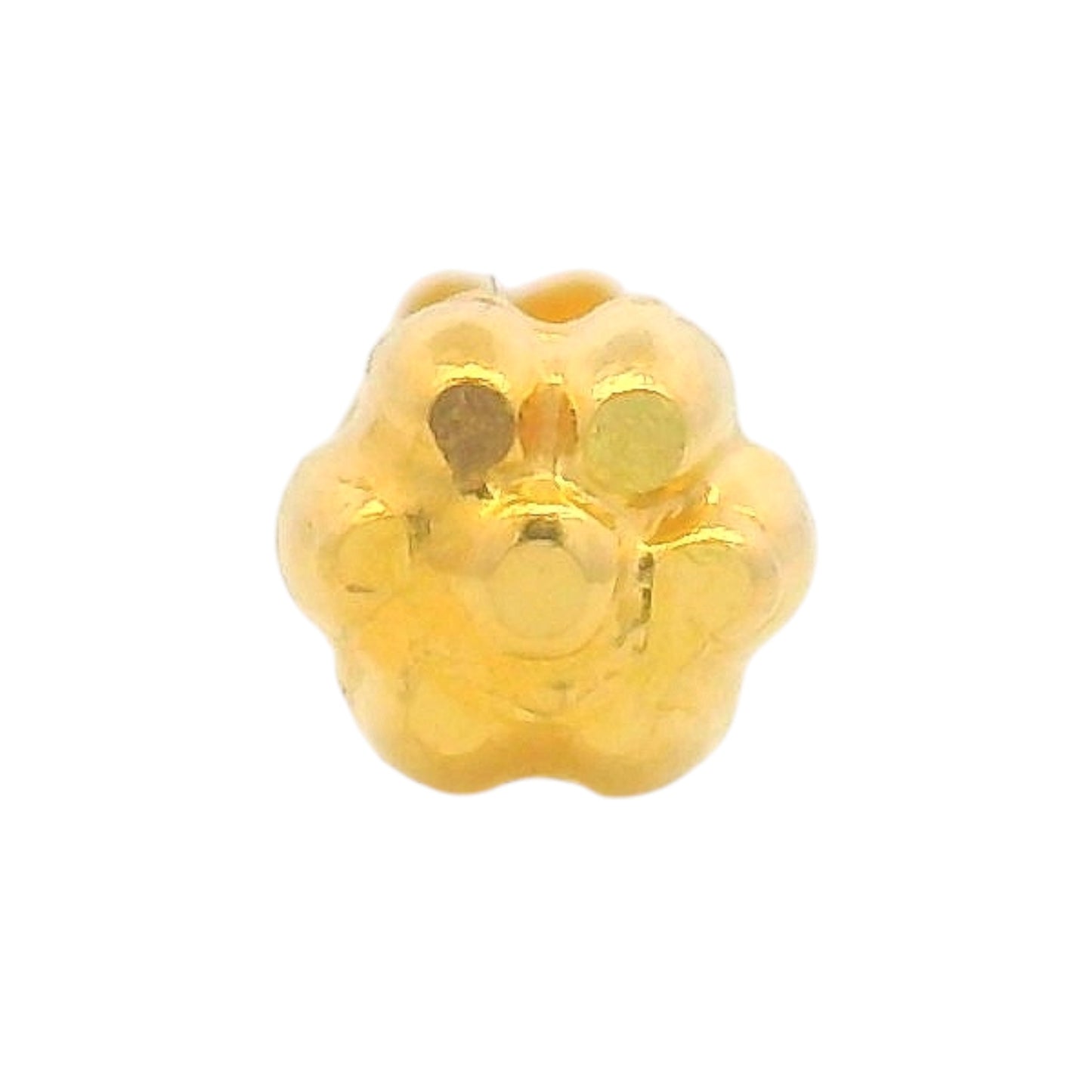 Regal Jewels RJLN0004 22k yellow gold ladies nosepin with elegant floral motif, lightweight stud nose pin, classic gold nose stud for women, ethnic Indian bridal jewelry, everyday wear gold nose ring, handcrafted traditional nose piercing jewelry – Regal Jewels Chicago