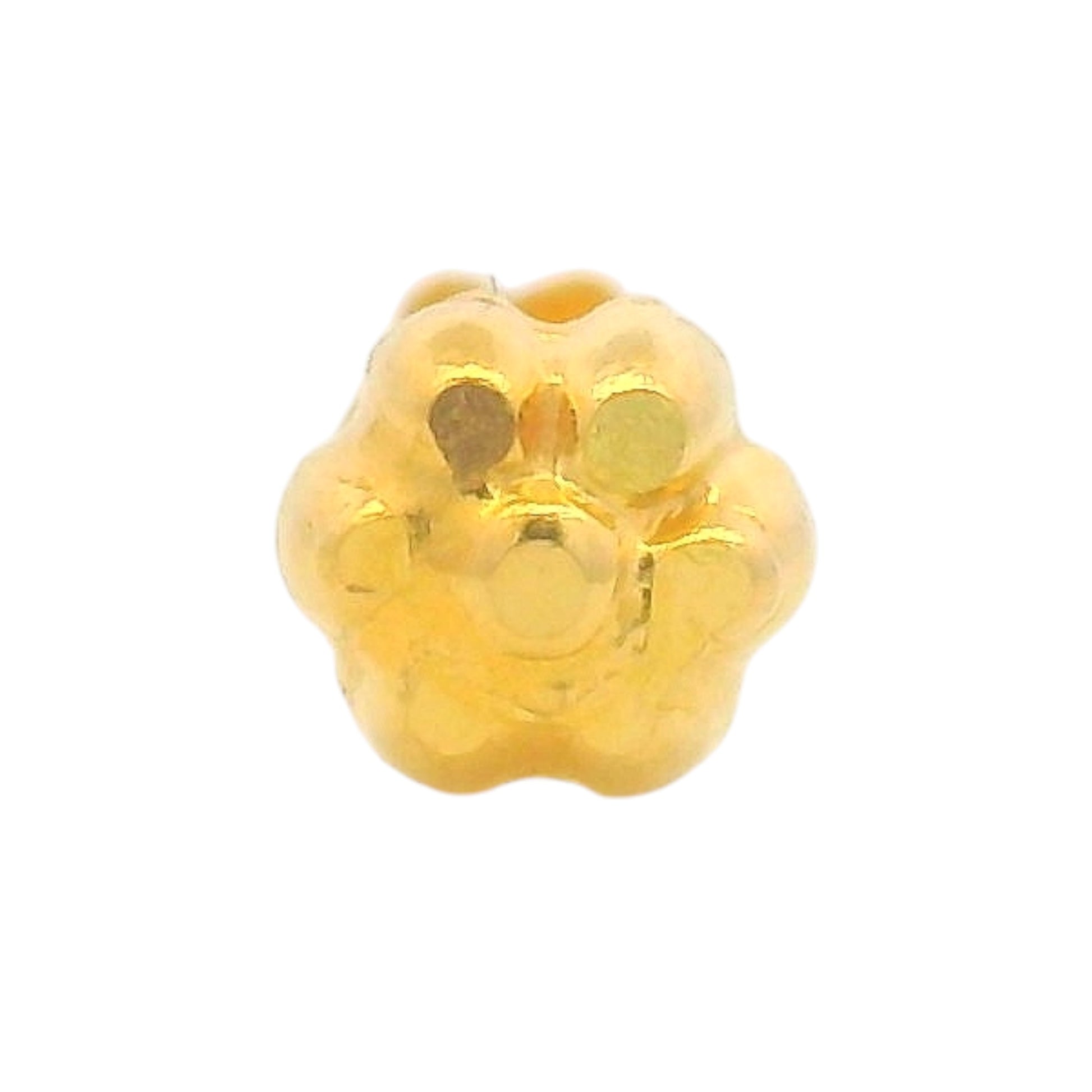 Regal Jewels RJLN0004 22k yellow gold ladies nosepin with elegant floral motif, lightweight stud nose pin, classic gold nose stud for women, ethnic Indian bridal jewelry, everyday wear gold nose ring, handcrafted traditional nose piercing jewelry – Regal Jewels Chicago