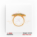 Ruby & Emerald Statement Ladies Ring – RJLR0693