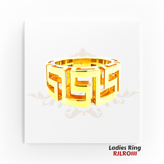 22kt Gold Ladies Ring RJLR0111 | Classic Gold Ring | Regal Jewels