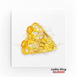 22kt Gold Ladies Ring RJLR0121 | Stylish Gold Ring | Regal Jewels