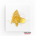 22kt Gold Ladies Ring RJLR0122 | Elegant Gold Ring | Regal Jewels