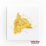 22kt Gold Ladies Ring RJLR0123 | Classic Gold Ring | Regal Jewels