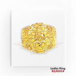 22kt Gold Ladies Ring RJLR0124 | Elegant Gold Ring | Regal Jewels