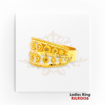 22kt Gold Ladies Ring RJLR0126 | Elegant Gold Ring | Regal Jewels