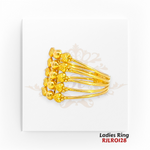 22kt Gold Ladies Ring RJLR0128 | Elegant Gold Ring | Regal Jewels