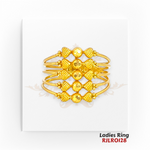 22kt Gold Ladies Ring RJLR0128 | Elegant Gold Ring | Regal Jewels