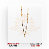 Elegant Traditional Mangalsutra with Color-Enamel Accents – RJM3042