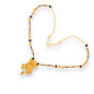 22k Gold Mangalsutra elegantly arranged showing pendant and bead pattern – Regal Jewels RJM3138B