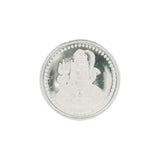 Regal Jewels RJSB0014 silver coin embossed with Lord Shiva holding Trishul, finely detailed devotional collectible – ideal for puja, gifting, and spiritual silver collections