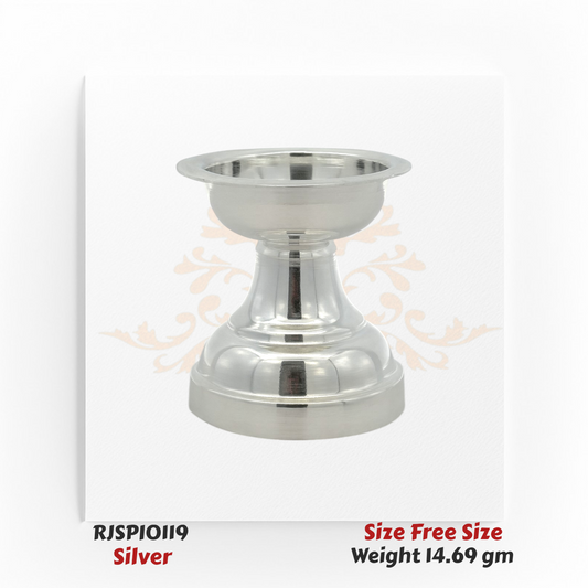 Silver Pooja Diya – RJSPI0119
