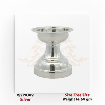 Silver Pooja Diya – RJSPI0119