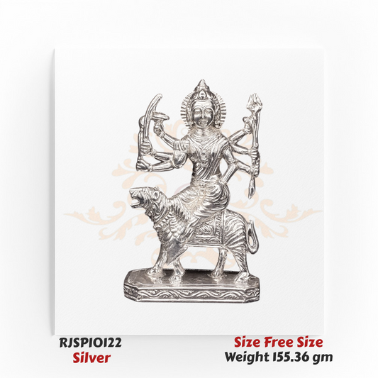 Silver Durga Maa Idol – RJSPI0122
