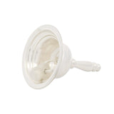 Regal Jewels silver pooja bell RJSPI0129a – handcrafted pure silver temple bell with smooth polished finish, perfect for daily aarti, pooja rituals, and gifting.