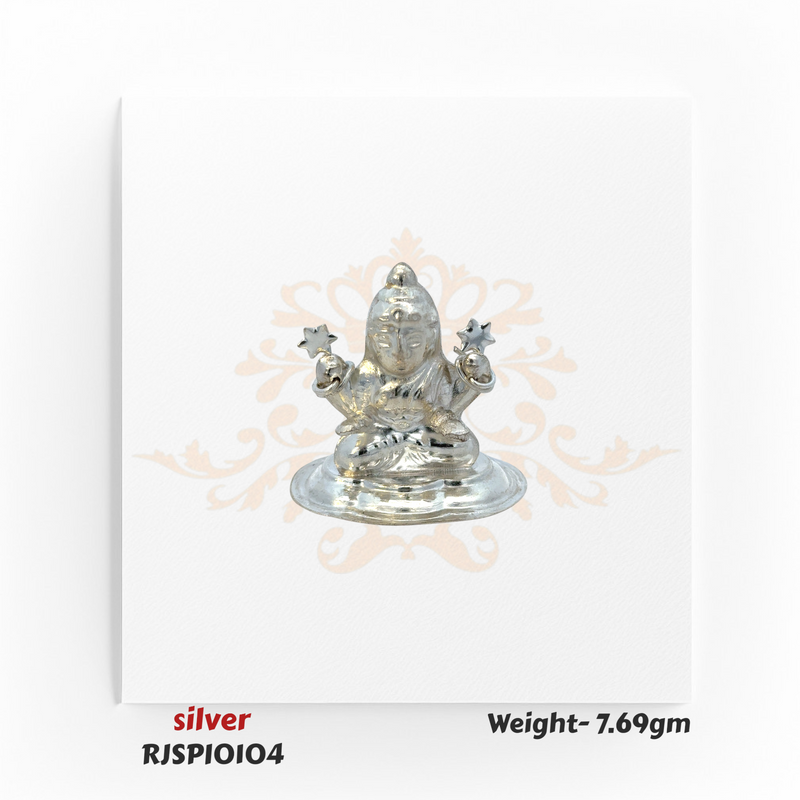 Elegant 999 Silver Goddess Lakshmi Idol RJSPI0104 – 7.69gm