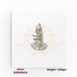 Sacred silver Devi idol crafted for prayer, festivals, and daily rituals, symbolizing purity and devotion in Hindu worship traditions.