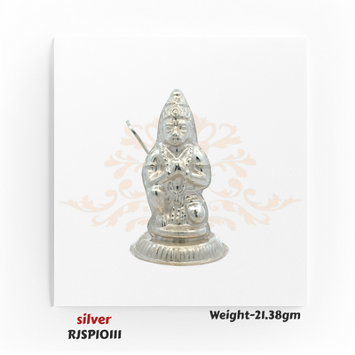 Silver Lord Hanuman Idol – RJSPI0111