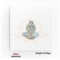 Silver Om Symbol with Base – RJSPI0113