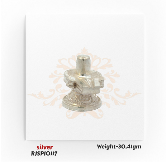 Silver Shivling Idol – RJSPI0117