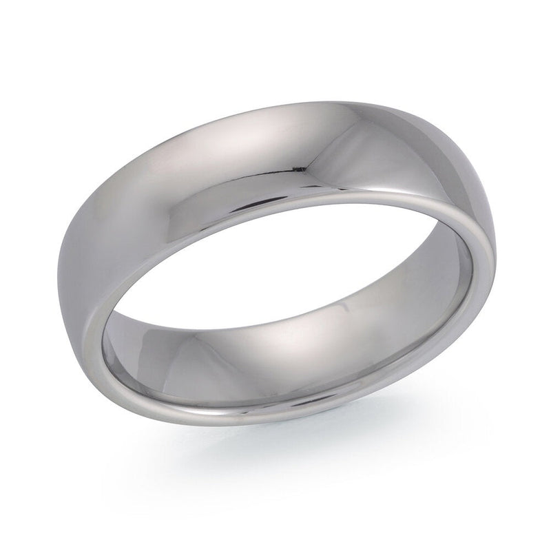Shop MALO tungsten ring TG-031 with a high polish silver finish. Classic comfort fit wedding band perfect for daily wear and timeless style.