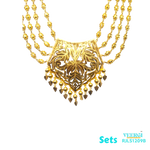 A 22kt gold traditional Punjabi Patra set would be a timeless and meaningful jewelry ensemble, perfect for special occasions, cultural celebrations
