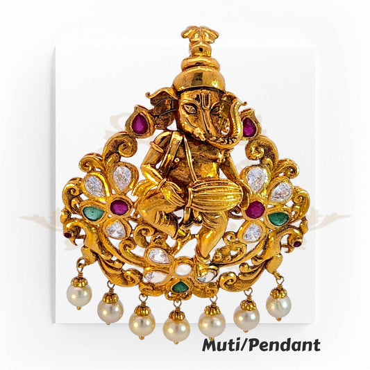 22kt Gold Ganesha Murti RJM2013 | Unique Gold Statues | Regal Jewels