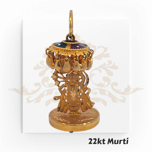 22kt Gold Murti RJM2011 | Intricate Gold Pendant | Regal Jewels