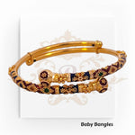 "Display Only Call for Availability and Price" 22kt Gold Baby Bangles RJBB2060