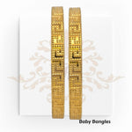 "Dispaly Only Call for Availability and Price" 22kt Gold Baby Bangles RJBB2065