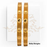 "Display Only Call for Availability and Price" 22kt Gold Baby Bangles RJBB2073