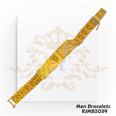 "Display Only Call for Availability and Price" Men Bracelets RJMB2039