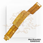 "Display Only Call for Availability and Price" Men Bracelets RJMB2043