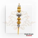 Gold Single Bangle  Kaajal Collection RJB3010