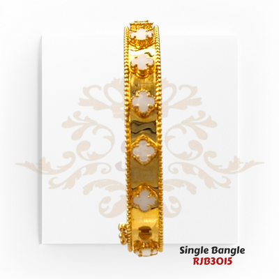 "Display Only Call for Availability and Price" Gold Single Bangle  Kaajal Collection RJB3015