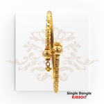 "Display Only Call for Availability and Price" Gold Single Bangle  Kaajal Collection RJB3017