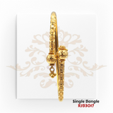 Gold Single Bangle  Kaajal Collection RJB3017
