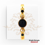 Gold Single Bangle  Kaajal Collection RJB3020