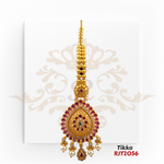 "Display Only Call for Availability and Price" Gold Tikka Kaajal Collection RJT2056