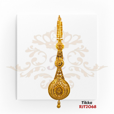 "Display Only Call for Availability and Price" Gold Tikka Kaajal Collection RJT2068