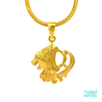 The VeerGi Presents 22kt gold Sikh Pendant of Half Khanda and Half Lion is a unique and eye-catching piece of jewelry. The pendant showcases a 3D design featuring half of the Khanda symbol and half of a lion. This combination represents the strength, courage, and spirituality associated with Sikhism. This pendant belongs to the Sikh Pendant collection with the code RSP2006 and has a weight of 6.90 grams.